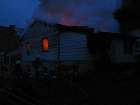 Gebäudebrand Bad Karlshafen