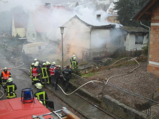 Gebäudebrand Bad Karlshafen