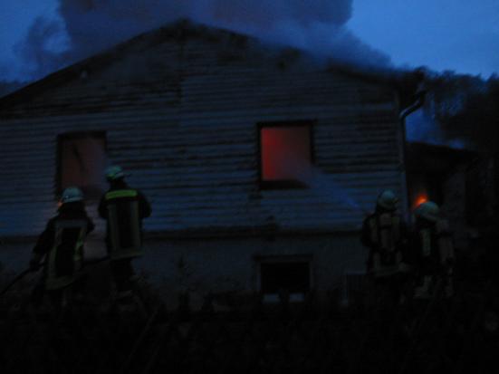 Gebäudebrand Bad Karlshafen