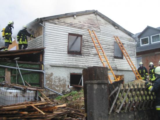 Gebäudebrand Bad Karlshafen