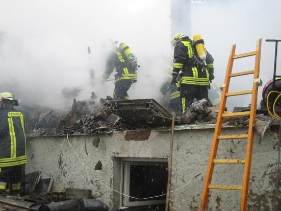 Gebäudebrand Bad Karlshafen
