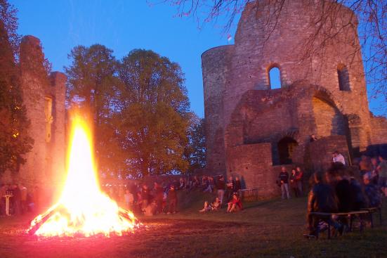 Abendstimmung auf der Krukenburg